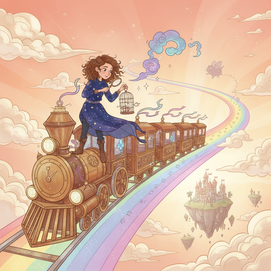 Cover illustration for Saphira and the Vanishing Hamster